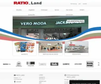 Ratio-Land.de(Einkaufszentrum RATIO) Screenshot