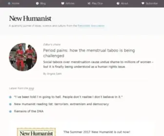 Rationalist.org.uk(The Rationalist Association) Screenshot