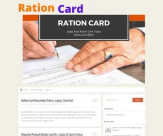 Rationcard.net.in(Ration Card) Screenshot