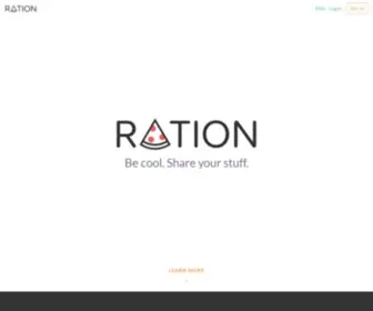 Ration.io(Ration) Screenshot