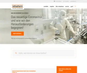 Ratiopharm.de(Gute Preise) Screenshot