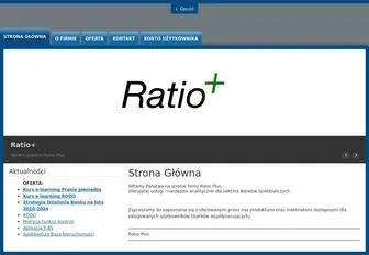 Ratioplus.pl(Strona Główna) Screenshot