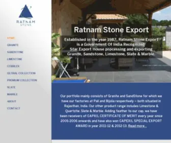 Ratnamstone.com(Star Export House) Screenshot