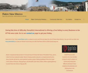 Raton.info(Raton, New Mexico) Screenshot