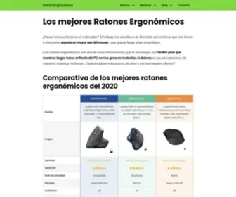 Ratonergonomico.net(▷ Ratón Ergonómico) Screenshot