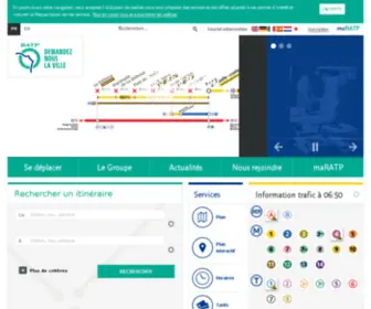 Ratp.com(Accueil) Screenshot