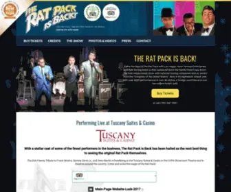 Ratpackisback.com(See The Rat Pack) Screenshot