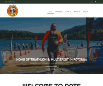 Rats.org.nz(Rotorua Association of Triathlon and Multisport Inc) Screenshot