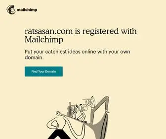 Ratsasan.com(Mailchimp domain page for) Screenshot