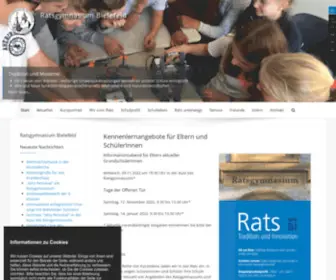 Ratsgymnasium-Bielefeld.de(Ratsgymnasium Bielefeld) Screenshot