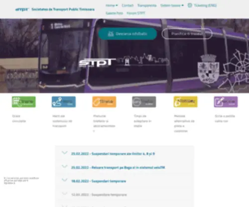Ratt.ro(STPT Home page) Screenshot
