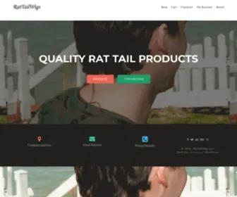 Rattailwigs.com(Rat Tail Wigs and Clip Ons) Screenshot