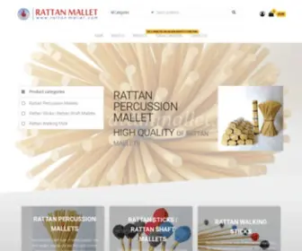 Rattanmallet.com(Rattan Mallets) Screenshot