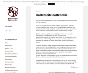 Rattenecke.com(Tauche ein in die Welt der Farbratten) Screenshot