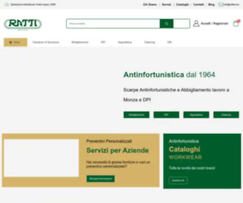 Rattisrl.eu(Antinfortunistica Monza) Screenshot