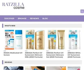 Ratzillacosme.com(One-Stop Japanese Cosmetics & Beauty Guide) Screenshot