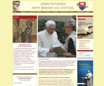 Ratzinger-Papst-Benedikt-Stiftung.de(Schülerkreis) Screenshot