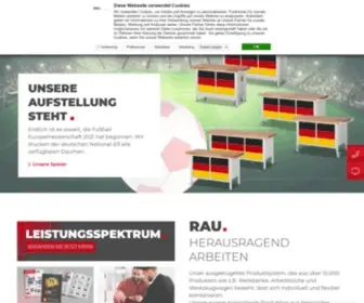 Rau-GMBH.de(Werkbänke und Betriebseinrichtung) Screenshot