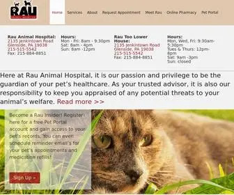 Rauanimalhospital.com(Rau Animal Hospital) Screenshot