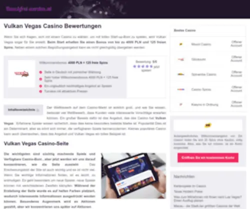 Rauchfrei-Werden.at(Vulkan Vegas Bewertungen Spieler und Experten) Screenshot
