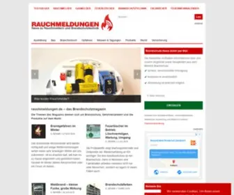 Rauchmeldungen.de(Das Brandschutzmagazin) Screenshot