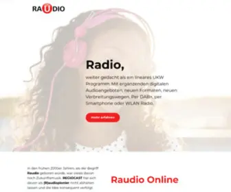 Raudio-Online.de(Raudio online) Screenshot