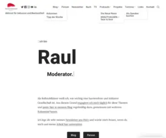 Raul.de(Im Einsatz für eine barrierefreie und inklusive Gesellschaft durch Akzeptanz und Innovation) Screenshot