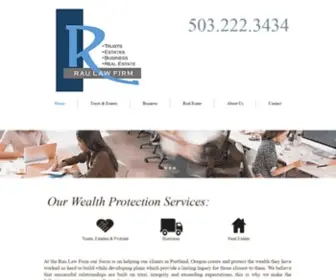 Raulawfirm.com(Lawyer) Screenshot