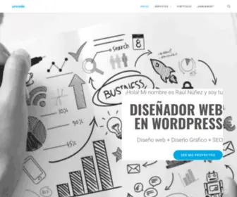 Raulnv.com(Diseñador Web Freelance Wordpress ▷ Raúl Núñez) Screenshot