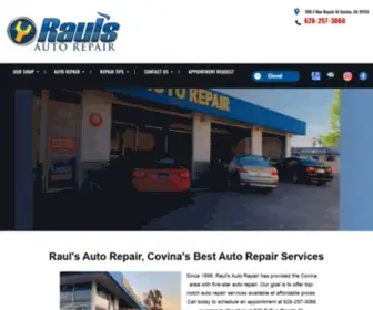 Raulsautorepaircovina.com(Auto Repair) Screenshot