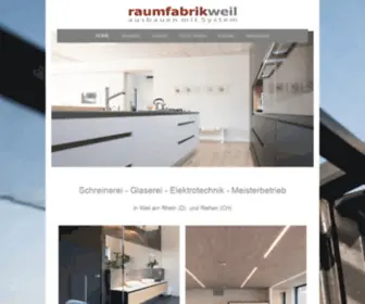 Raumfabrikweil.com(Innenausbau aus Weil am Rhein und Riehen) Screenshot