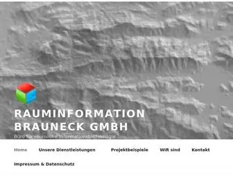Rauminformation.de(Rauminformation Brauneck GmbH) Screenshot