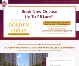 Raunakgoldentoday.com(Raunak Urban Centre) Screenshot