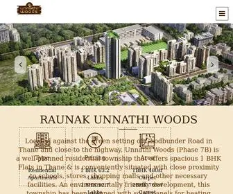 Raunakunnathiwoods.com(A well) Screenshot