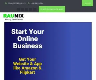 Raunix.com(Raunix Tech Services) Screenshot