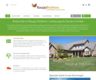 Rauppbrothers.com(Raupp Brothers Landscaping) Screenshot