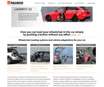 Rausch-Technik.com(Rollstuhlverladesysteme) Screenshot