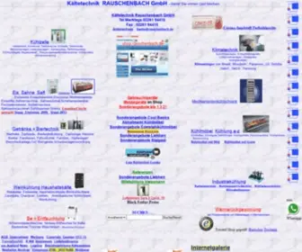 Rauschenbach.de(Kältetechnik) Screenshot