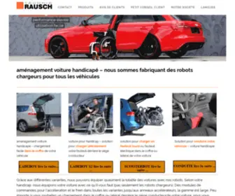 Rauschfrance.com(Aménagement voiture handicapé) Screenshot