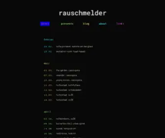 Rauschmelder.org(Berlin nightlife decision helper) Screenshot