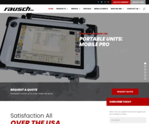 Rauschusa.com(Rausch USA) Screenshot