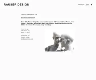 Rauserdesign.com(RAUSER DESIGN) Screenshot