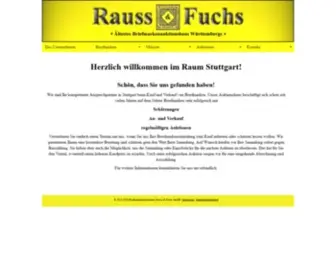 Rauss-Fuchs.de(Rauss & Fuchs GmbH in Stuttgart) Screenshot