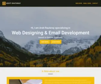 Rautarayarati.com(Web Designing & Email Development) Screenshot