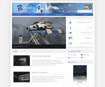 Ravaglioli.com(Top-Ranking Garage Equipment) Screenshot