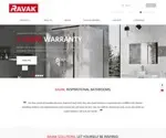 Ravak.com Screenshot
