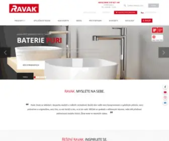 Ravak.cz(Koupelny, koupelna a koupelnové vybavení) Screenshot