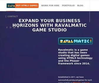 Ravalmatic.com(RAVALMATIC game studio) Screenshot