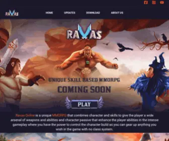 Ravasgames.com(Ravas Online is a MMORPG featuring a unique half) Screenshot