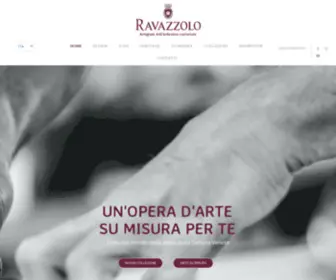 Ravazzolo.com(Artigiani dell'industria sartoriale) Screenshot